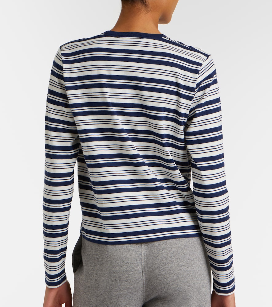 Polo Ralph Lauren Printed Striped Cotton T-Shirt