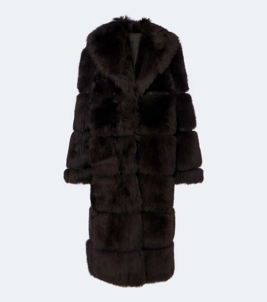Mantel Elektra aus Shearling