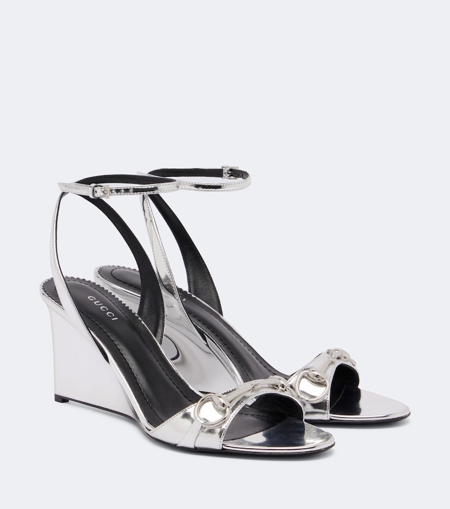 Keilsandalen Donna aus Leder