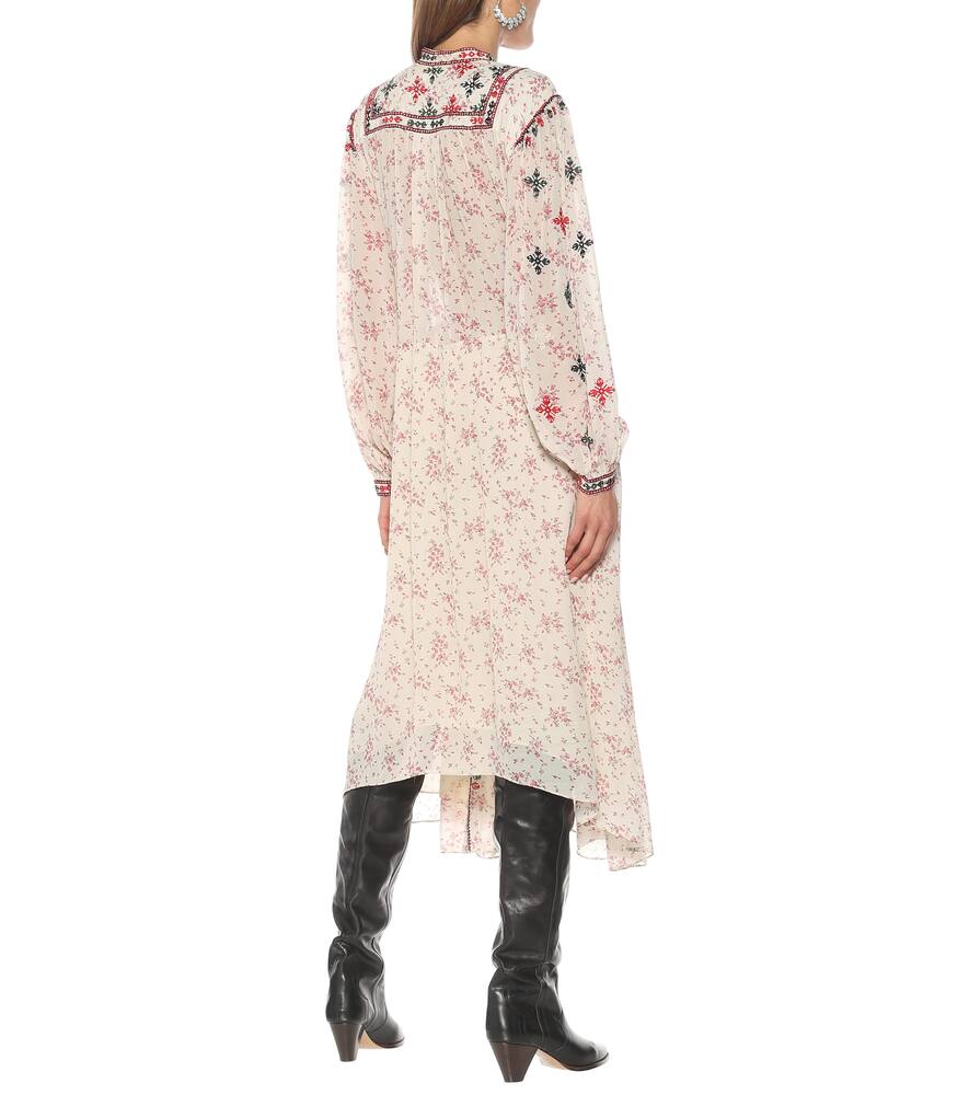 ISABEL MARANT ÉTOILE INESIA GEORGETTE MIDI DRESS