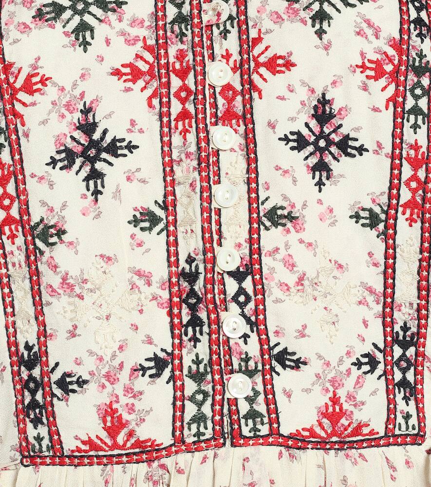 ISABEL MARANT ÉTOILE INESIA GEORGETTE MIDI DRESS