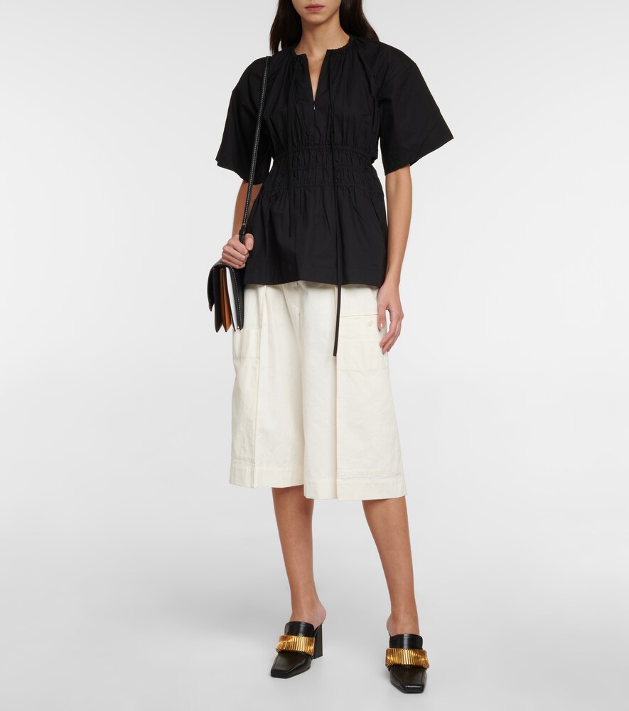  Proenza Schouler Proenza Schouler Drawstring Cotton Top 