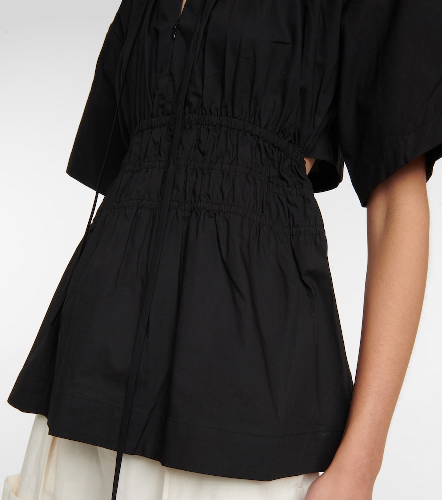 Drawstring Cotton Top