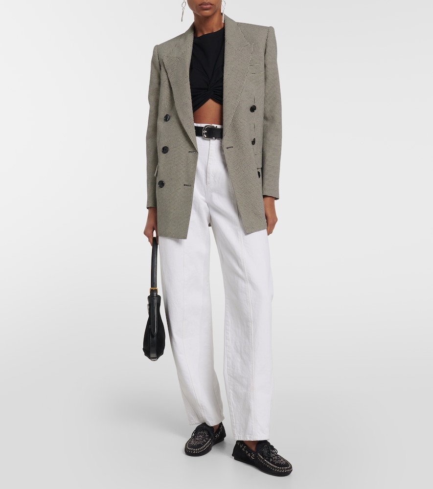  Isabel Marant Isabel Marant Freen Embellished Suede Moccasins 