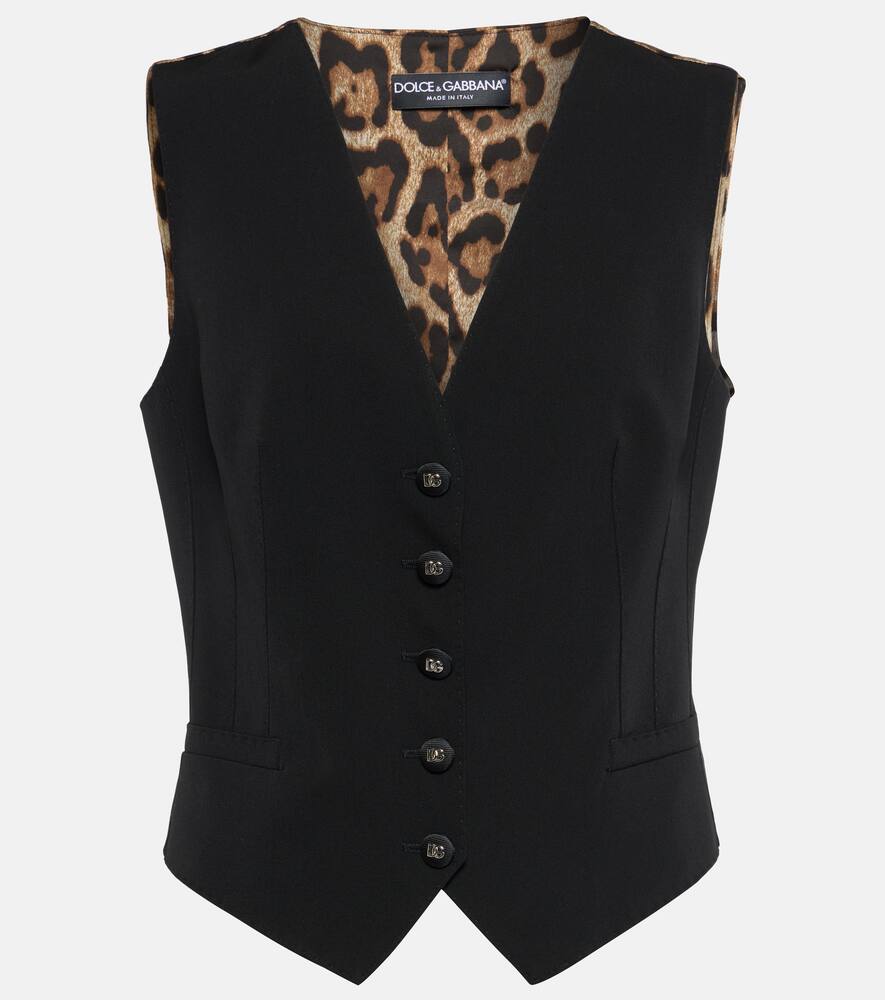 Dolce & Gabbana Wool-blend vest