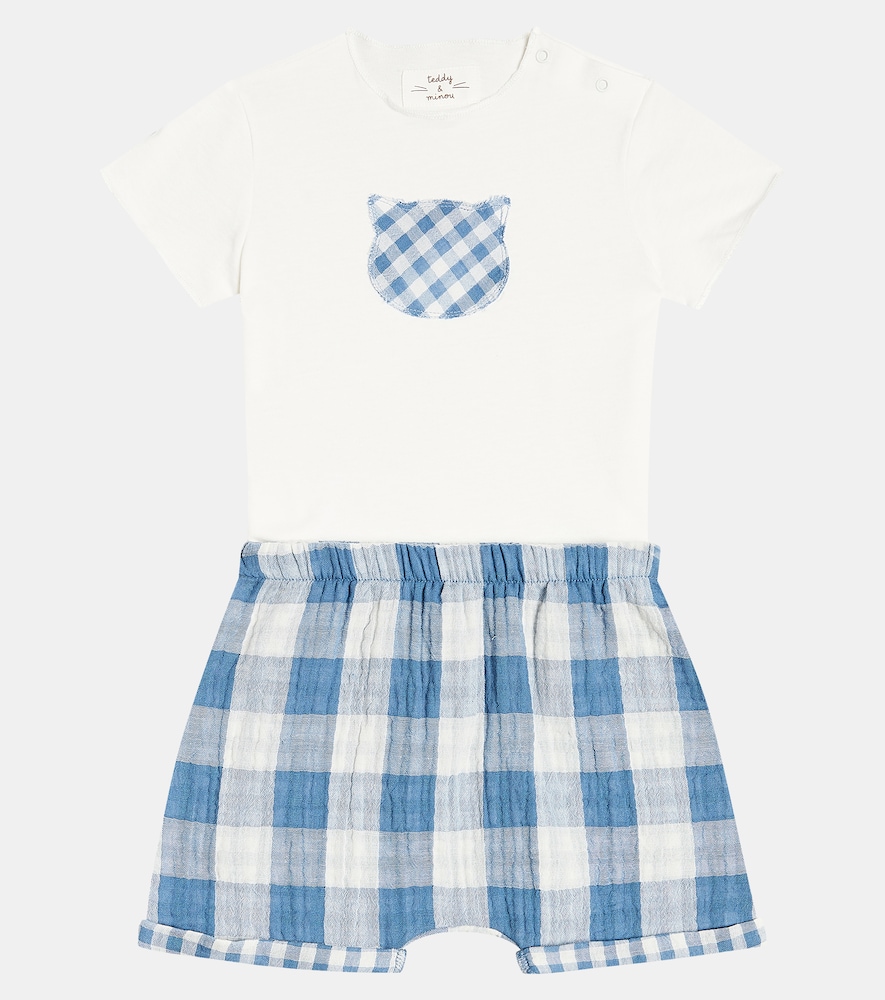  Il Gufo Il Gufo Baby Set Aus T-shirt Und Shorts Aus Baumwolle 