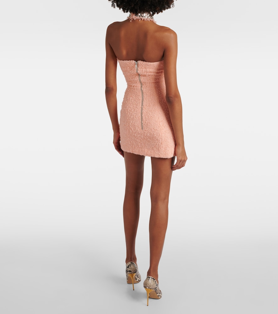  Balmain Balmain Embellished Halterneck Minidress 