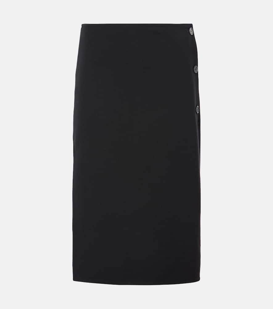 Courrèges Midi Oblique As In Black