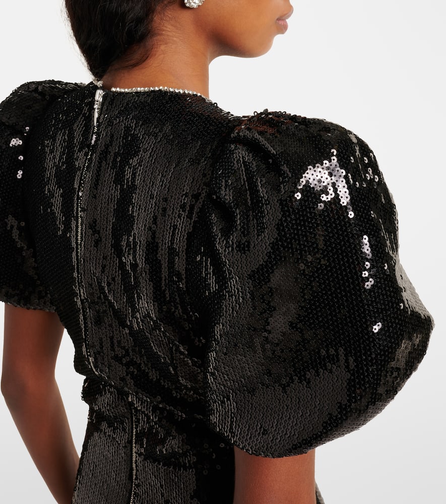 Rebecca Vallance X Nicky Hilton Lena Mini Dress In Black
