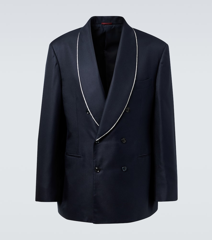 Brunello Cucinelli Silk tuxedo jacket