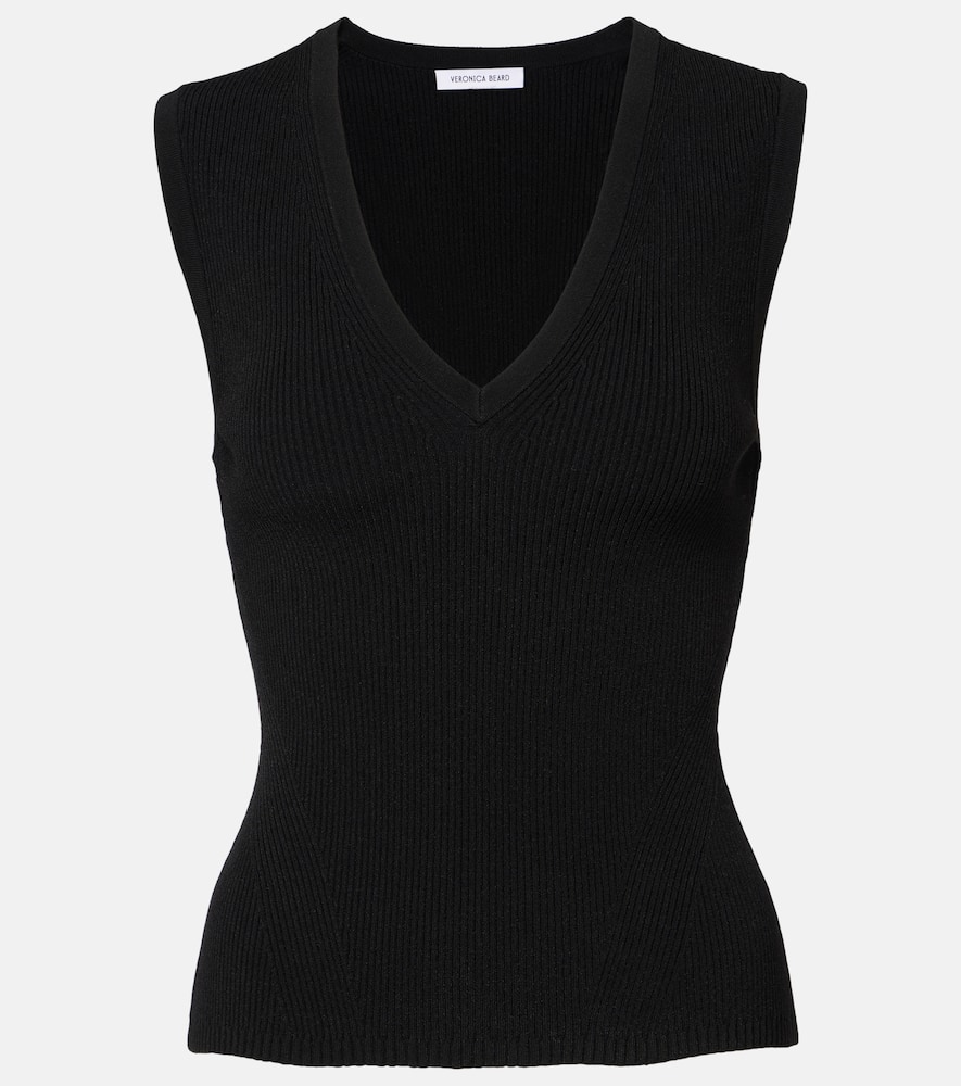 Sid ribbed-knit top