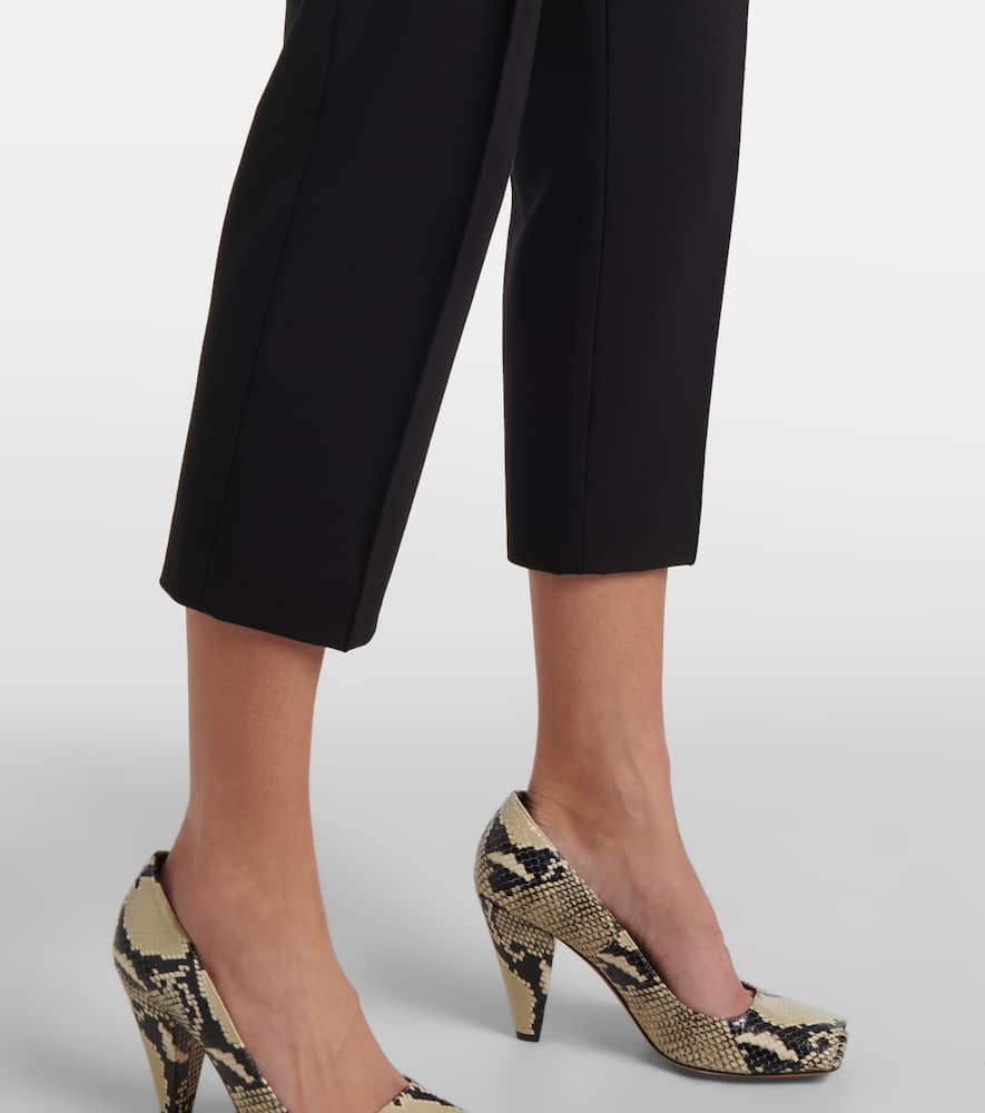 Dorothee Schumacher Emotional Essence Jersey Capri Pants In Black