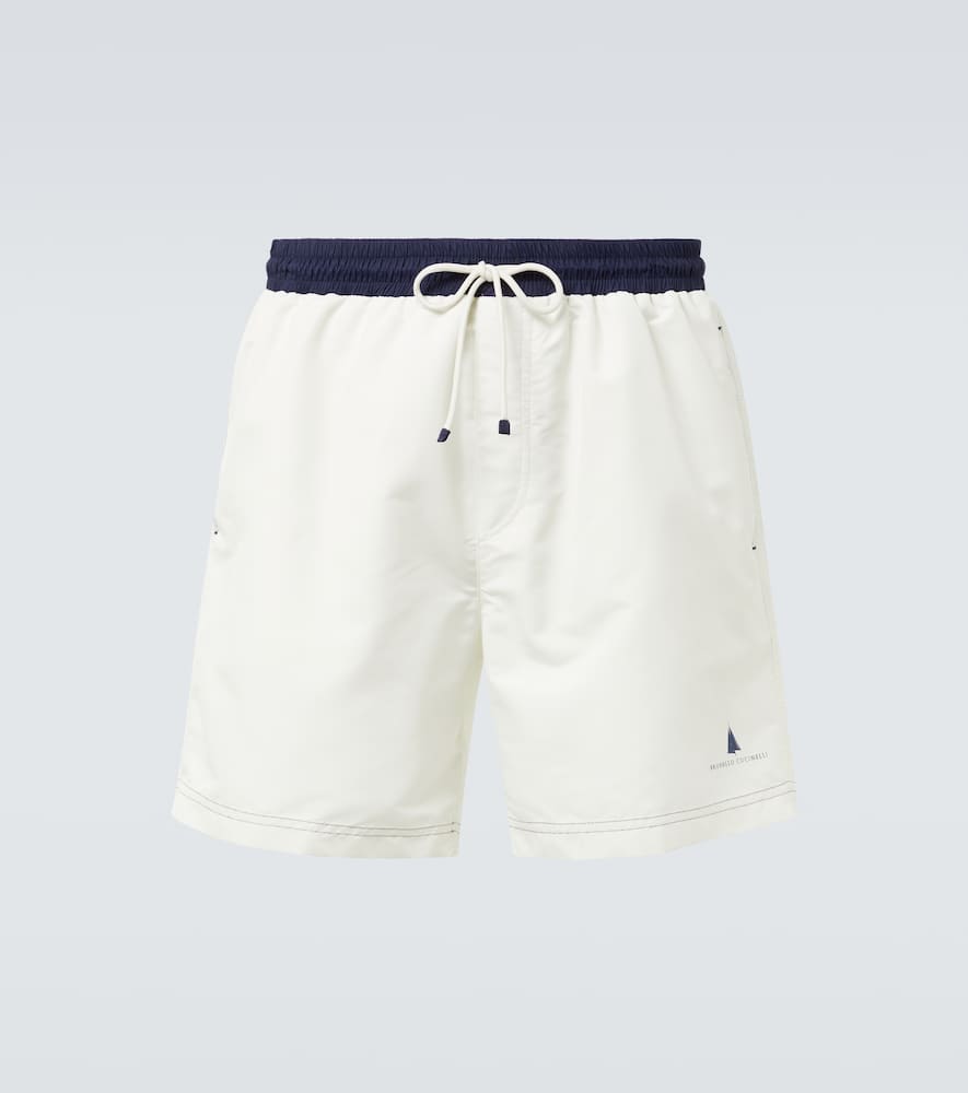 Logo swim trunks