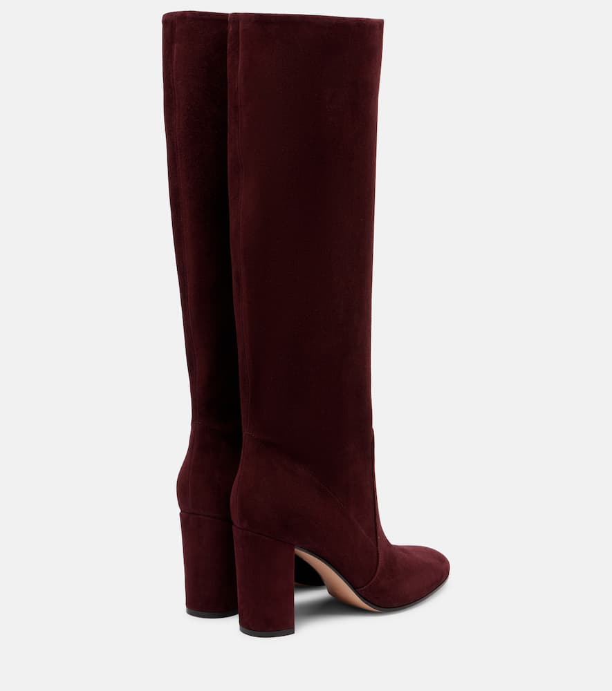 Gianvito Rossi Glen 45 Suede Knee-high Boots In Multi