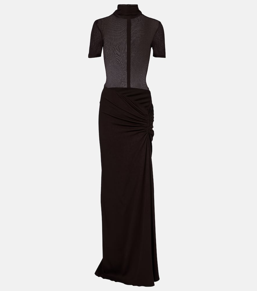 Christopher Esber Jersey Maxi Dress In Black
