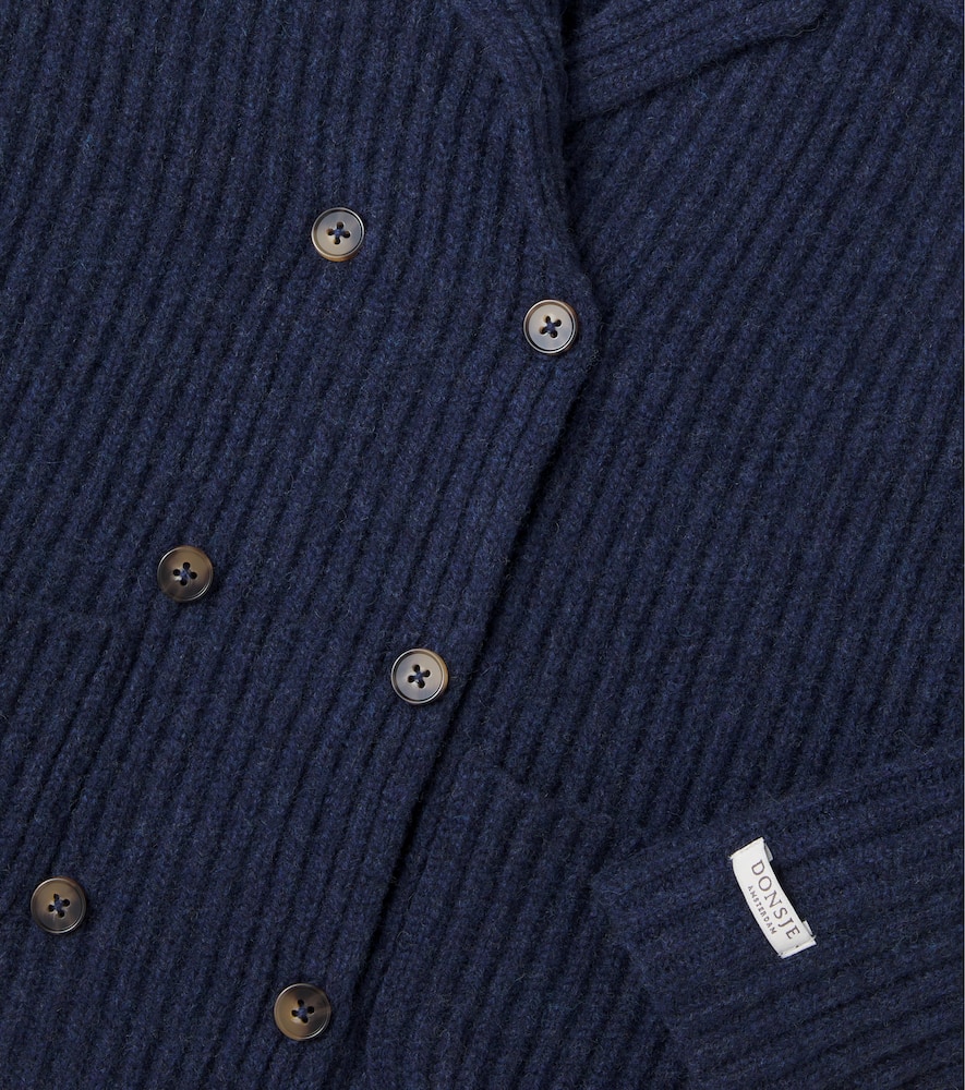 Donsje Sieb Wool Cardigan In Blue