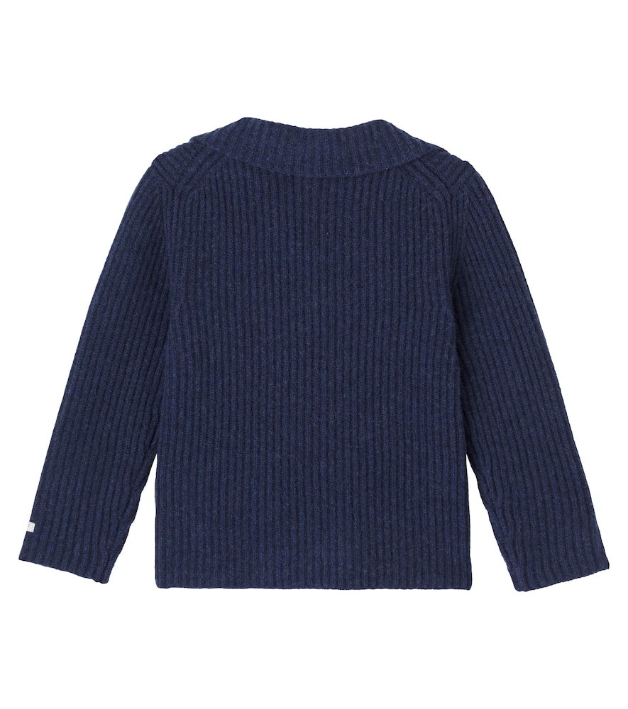 Donsje Sieb Wool Cardigan In Blue