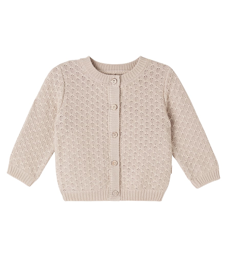 Wheat Kids' Baby Cardigan Magnella Aus Baumwolle In Neutral