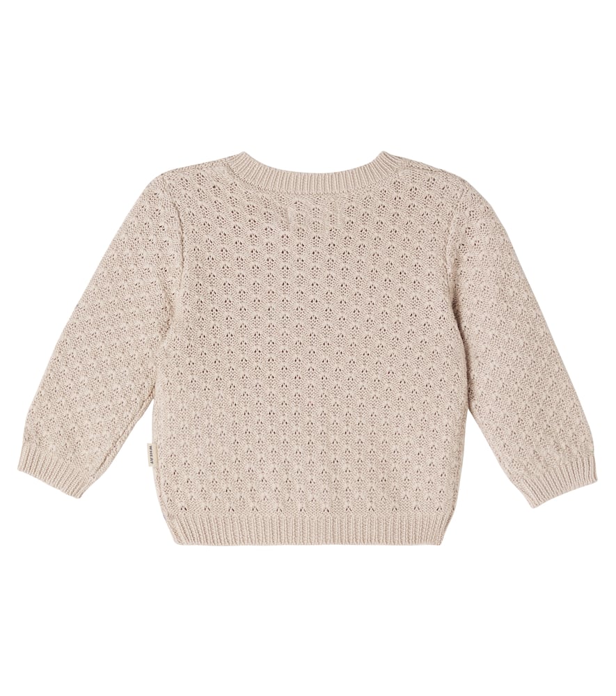 Wheat Baby Cardigan Magnella Aus Baumwolle In Neutral