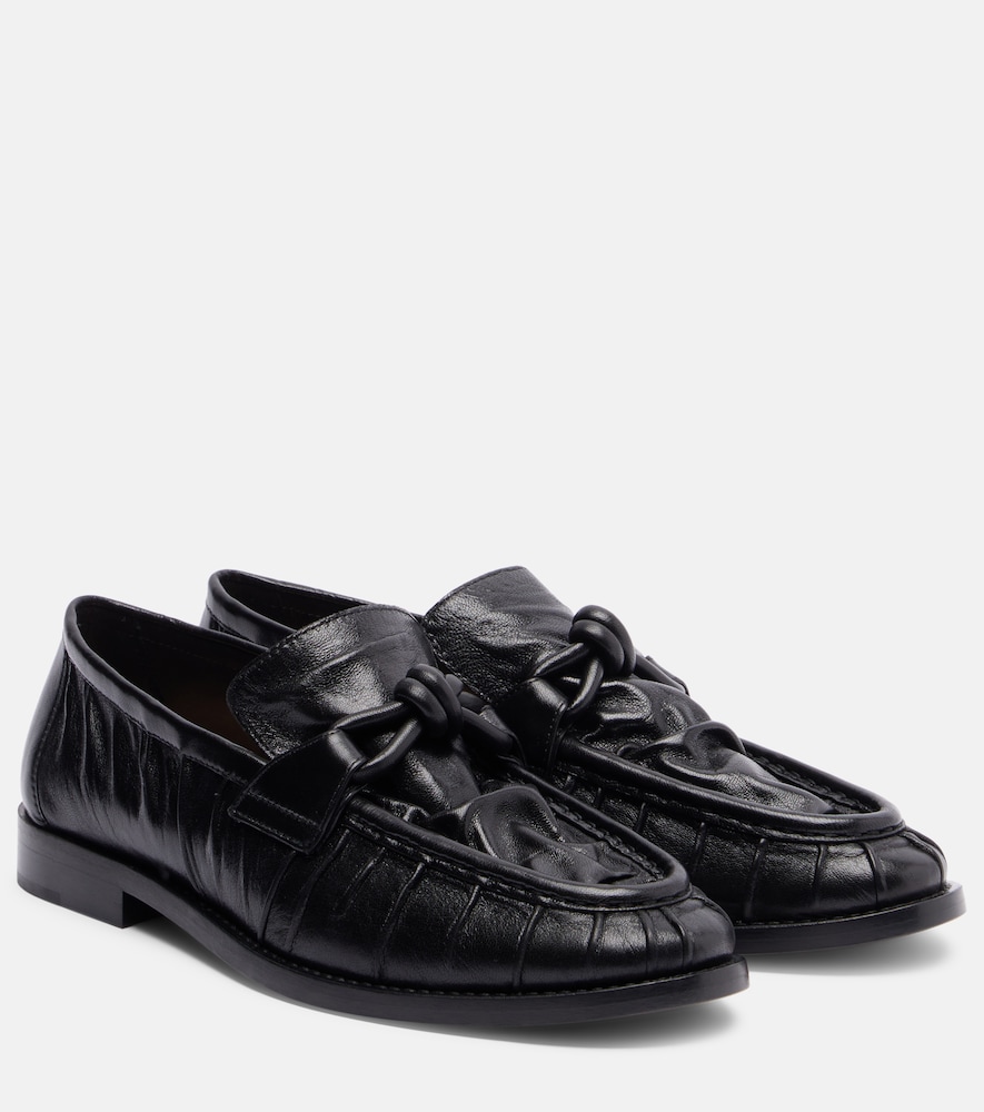 Bottega Veneta Astaire Knot leather loafers