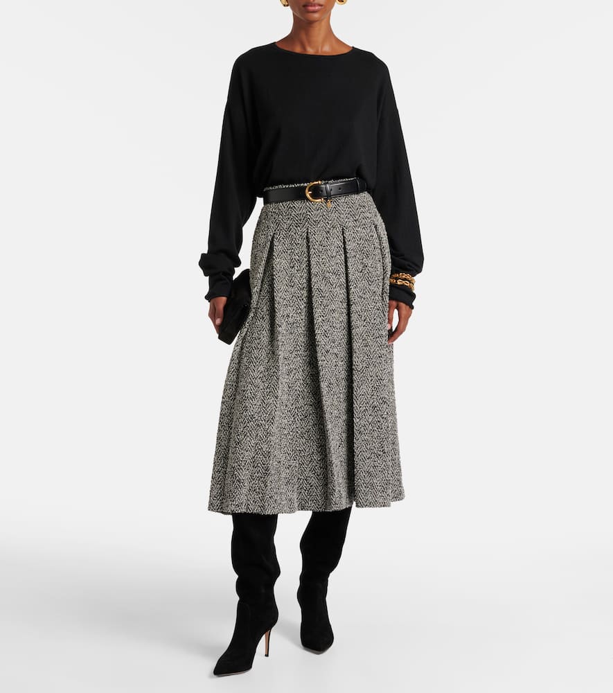 Gianvito Rossi Hansen 85 Suede Knee-high Boots In Black