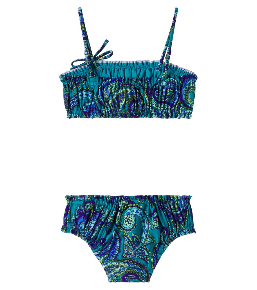  Zimmermann Kids Zimmermann Kids Paisley Ruched Bikini 