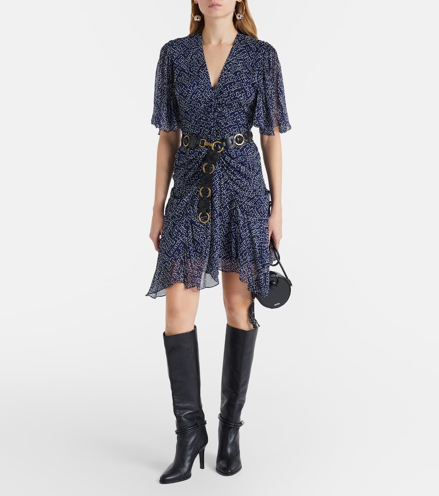 Marant Etoile Vivienne printed muslin minidress
