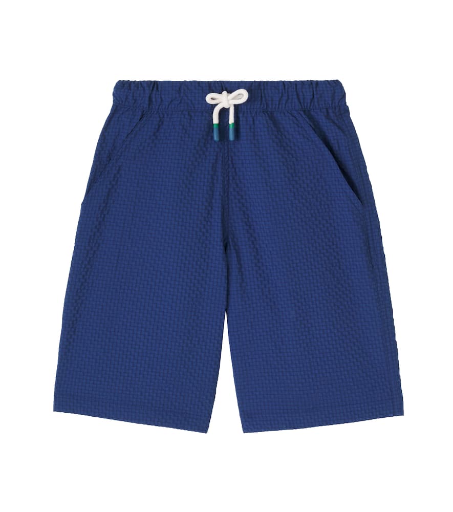 Shorts Ethan con applicazioni a quadri