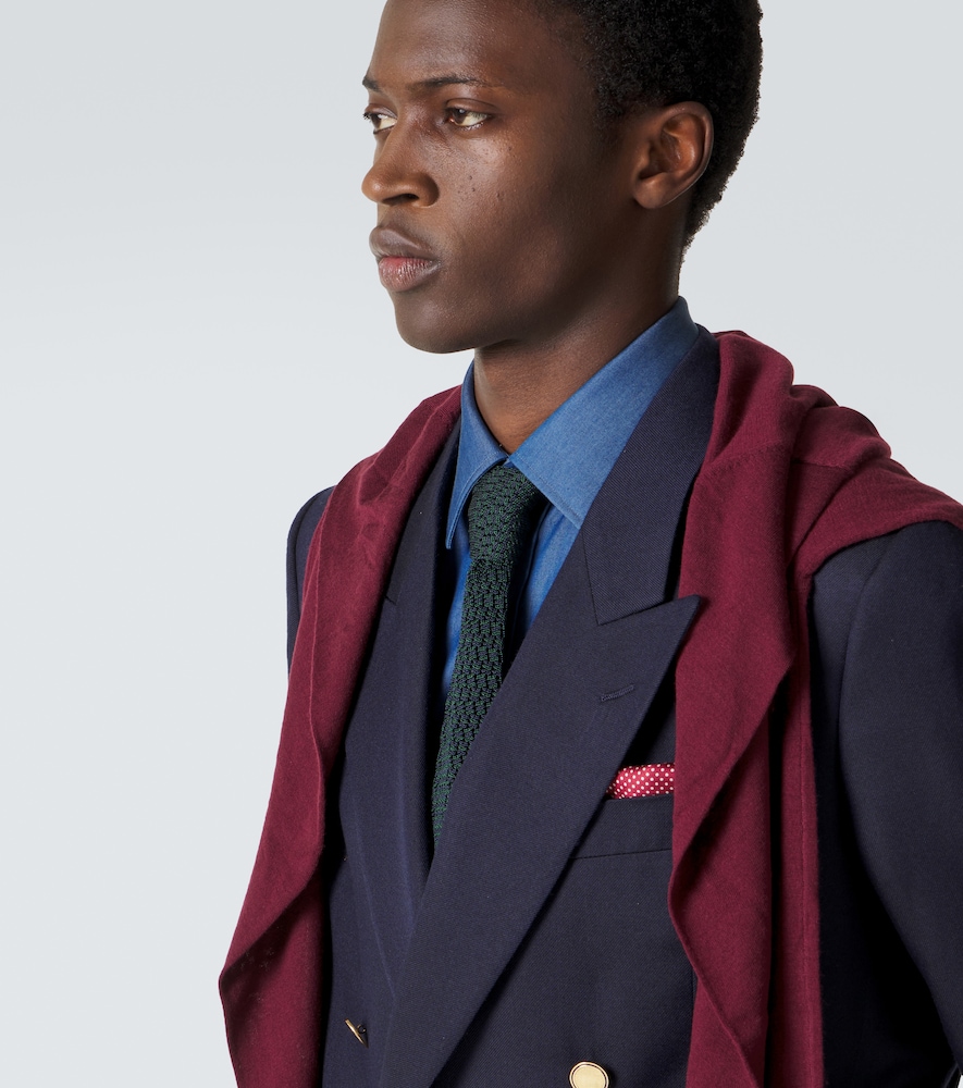  Rubinacci Rubinacci Knitted Silk Tie 