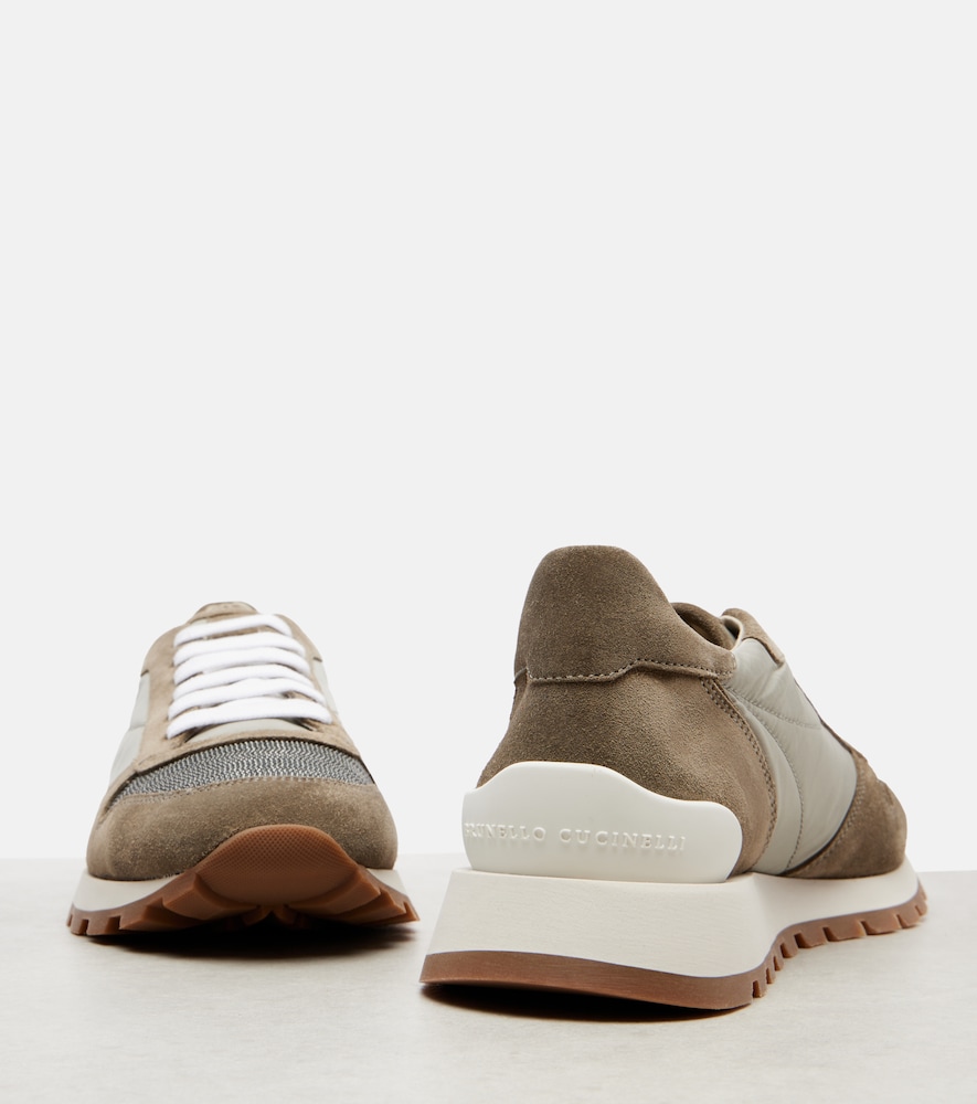  Brunello Cucinelli Brunello Cucinelli Sneakers Monili Mit Veloursleder 