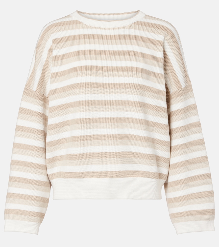 Brunello Cucinelli Striped cotton sweater | Thumbnail 6