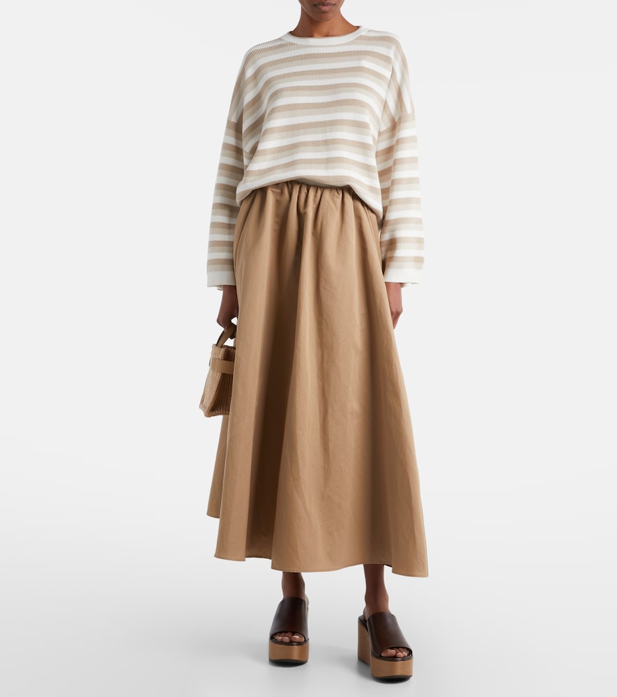 Brunello Cucinelli Striped cotton sweater