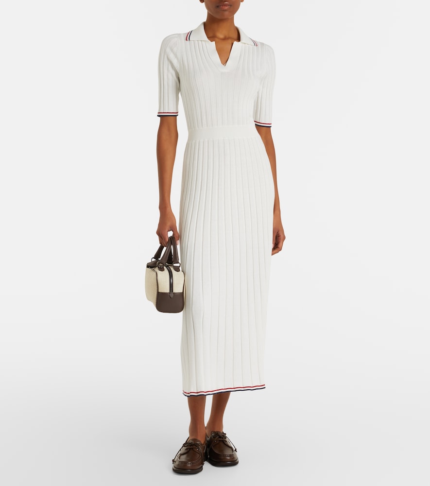  Brunello Cucinelli Brunello Cucinelli Midikleid Aus Rippstrick 
