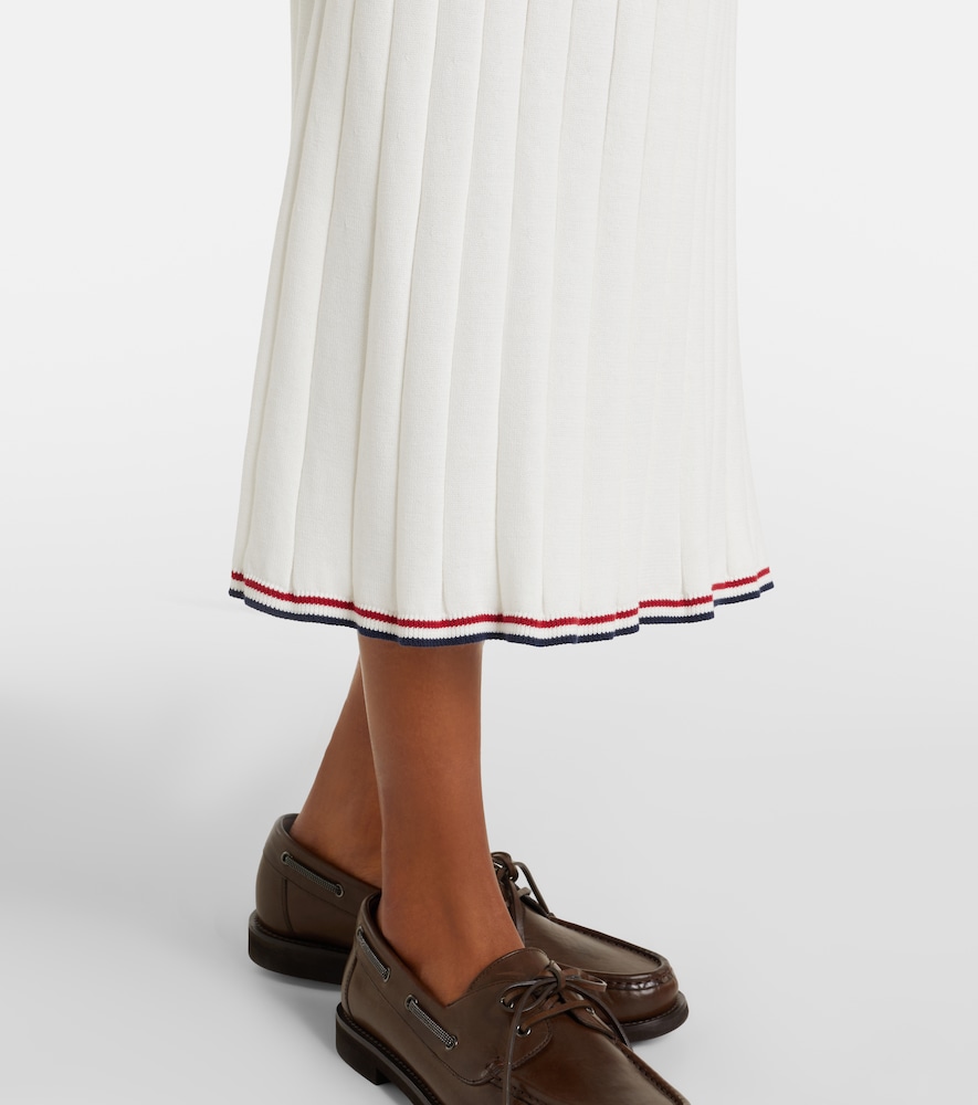  Brunello Cucinelli Brunello Cucinelli Midikleid Aus Rippstrick 