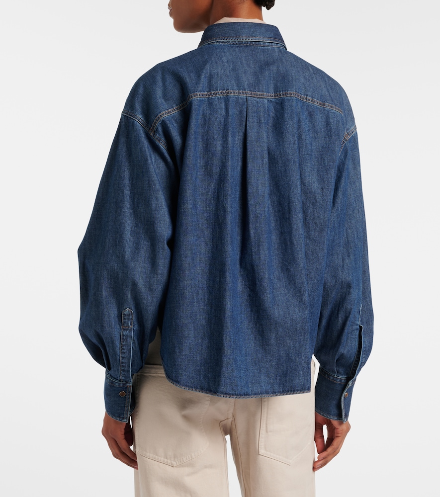  Brunello Cucinelli Brunello Cucinelli Monili Denim Jacket 