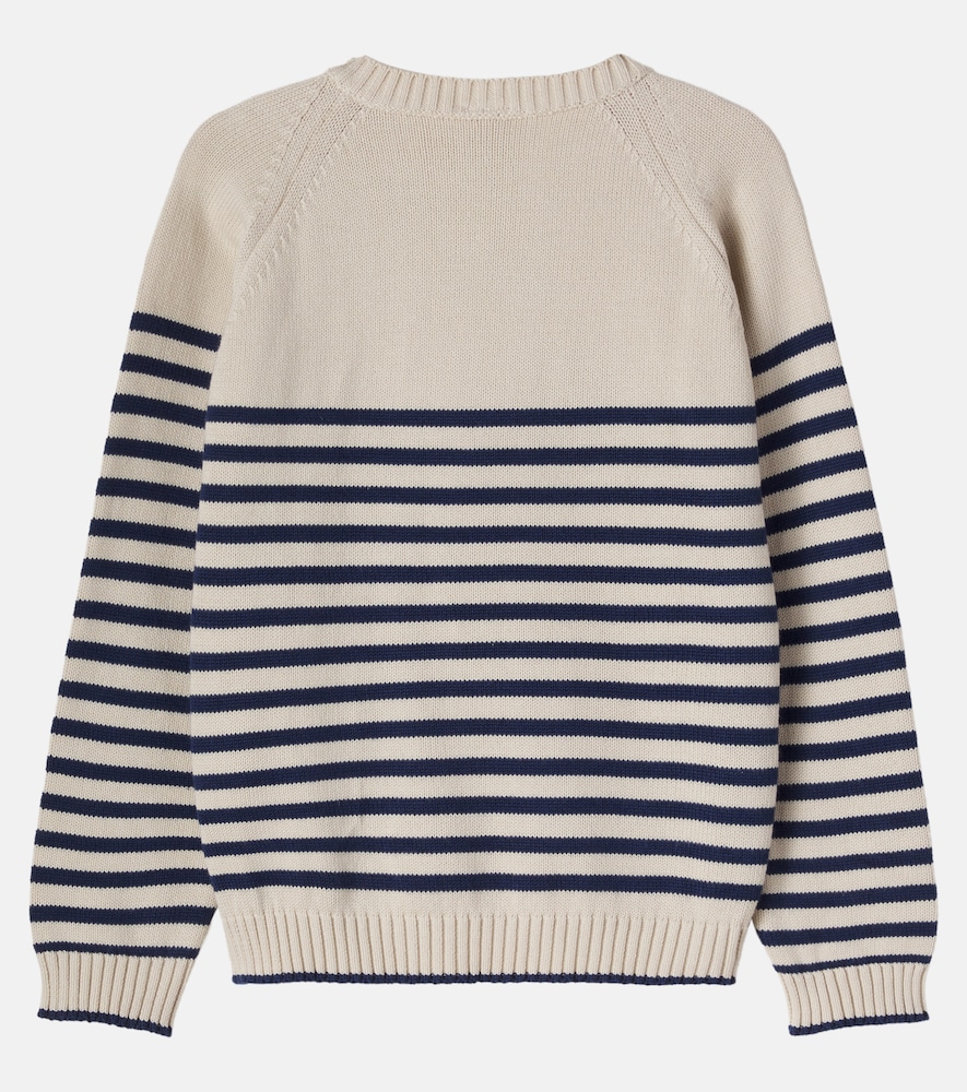  Pepa London Pepa London Intarsia Striped Cotton Sweater 
