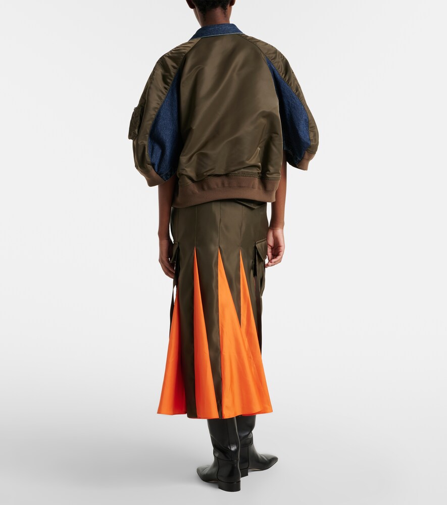 Pleated Midi