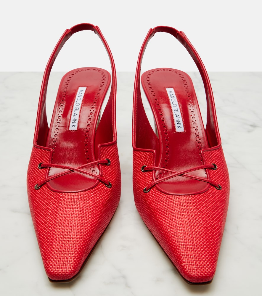 Montbalo Raffia Slingback
