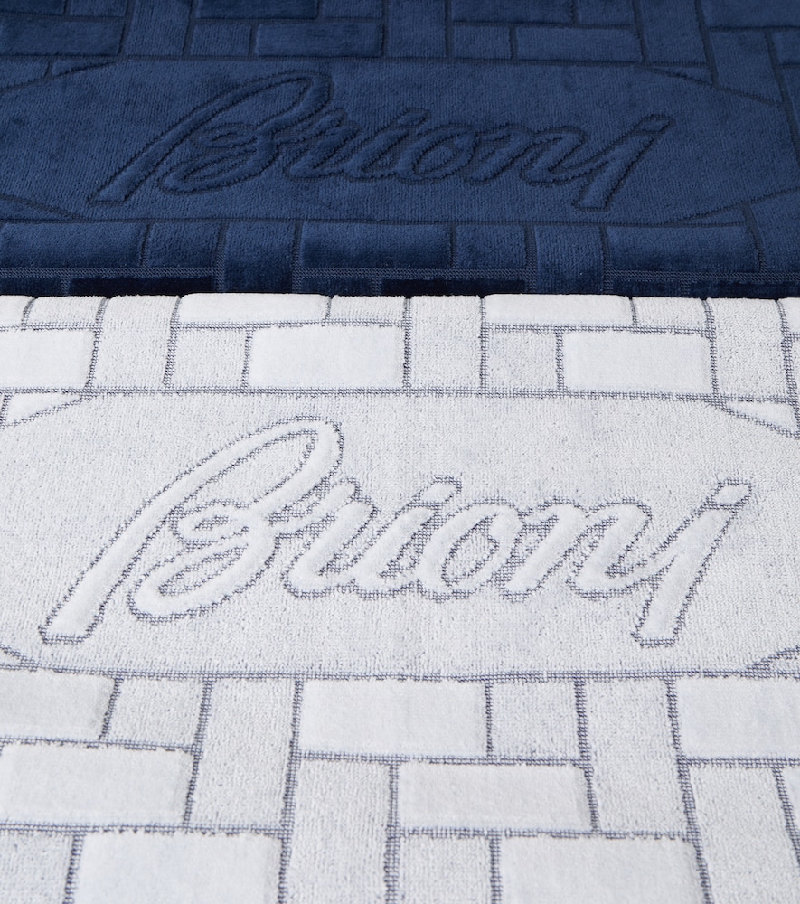 Brioni Brioni Strandhandtuch Aus Baumwollfrottee 