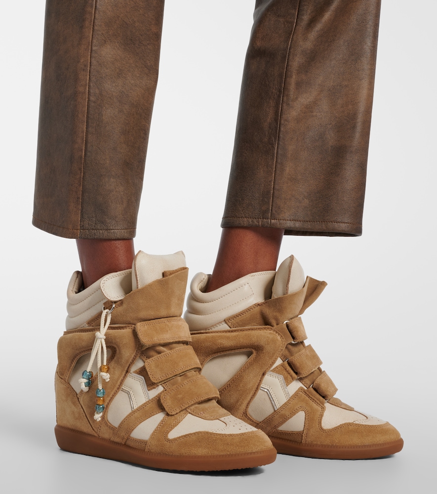 Isabel Marant Bekett suede high-top sneakers