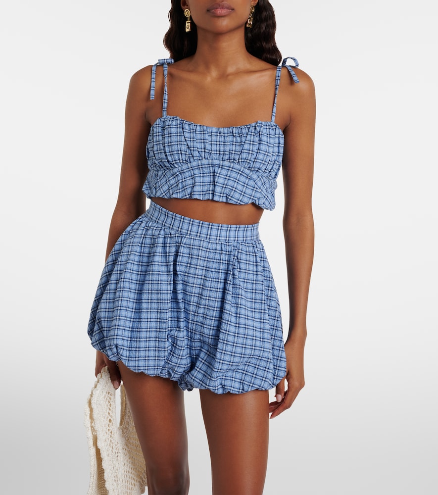  Faithfull Faithfull Pelea Checked Cotton Top 