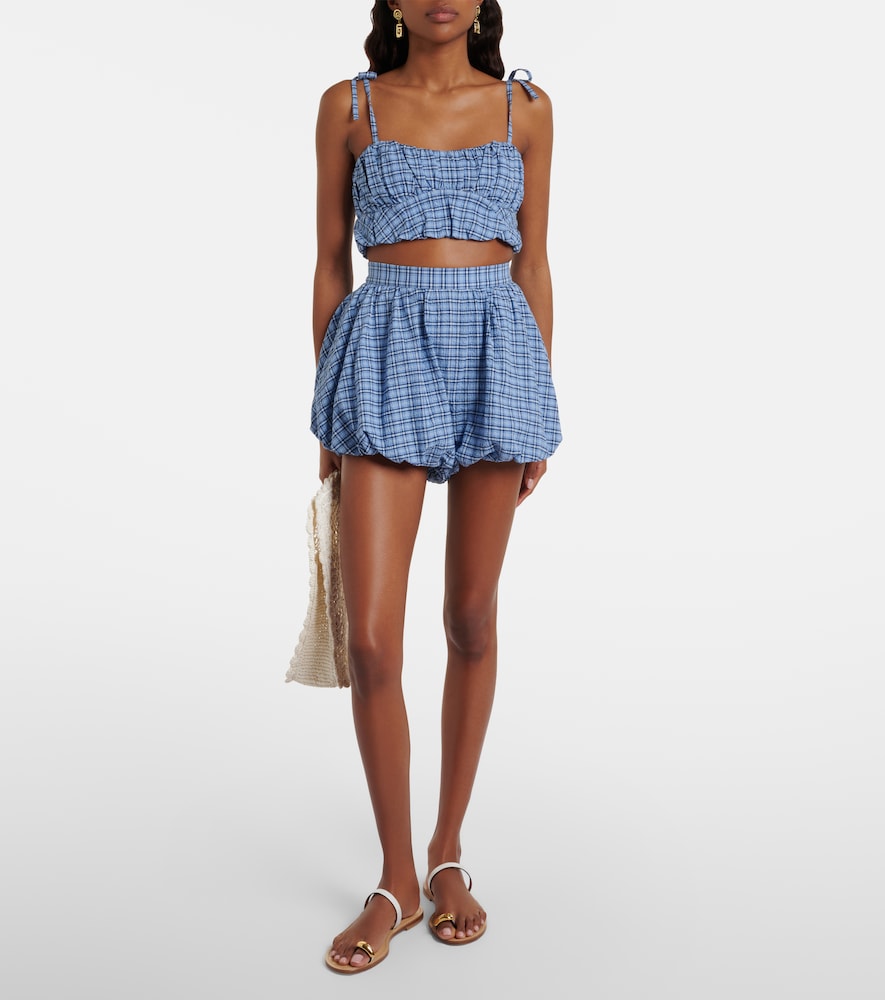  Faithfull Faithfull Pelea Checked Cotton Top 