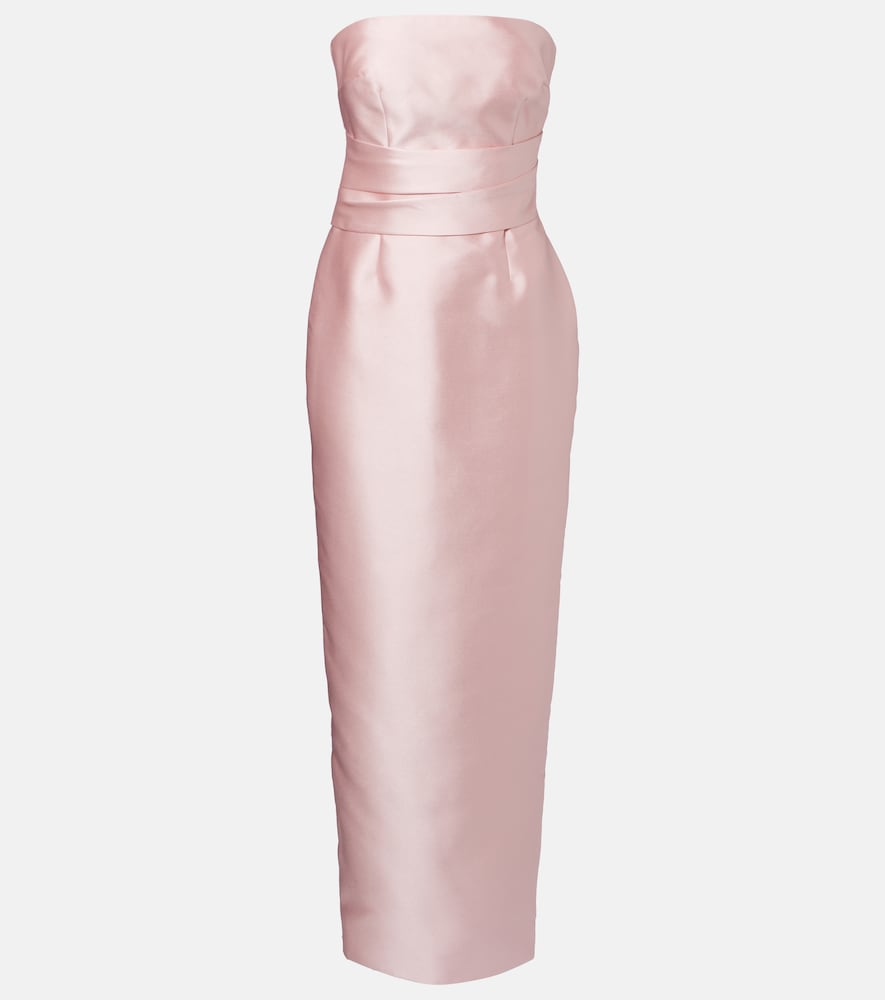 Abito lungo Ingrid in satin