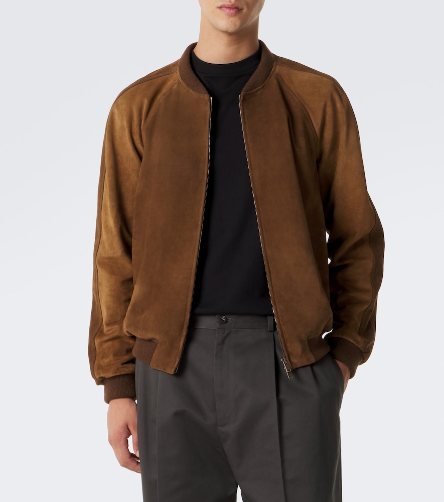 Ramiro Suede Bomber Jacket