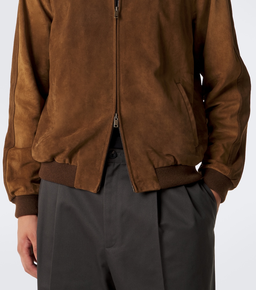 Ramiro Suede Bomber Jacket