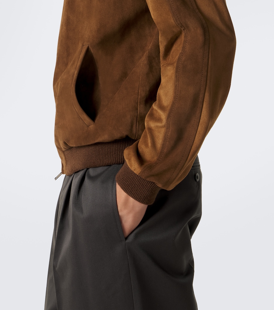Ramiro Suede Bomber Jacket