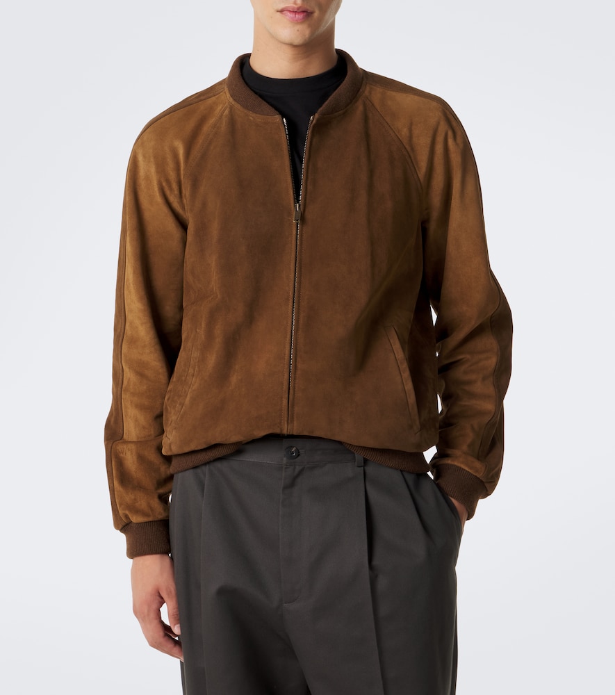 Ramiro Suede Bomber Jacket
