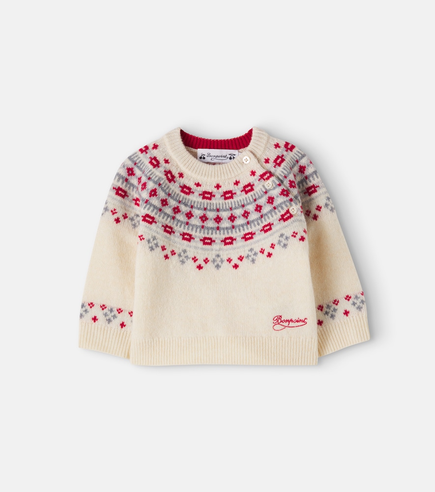 Baby – Pullover Melrose in lana a intarsio