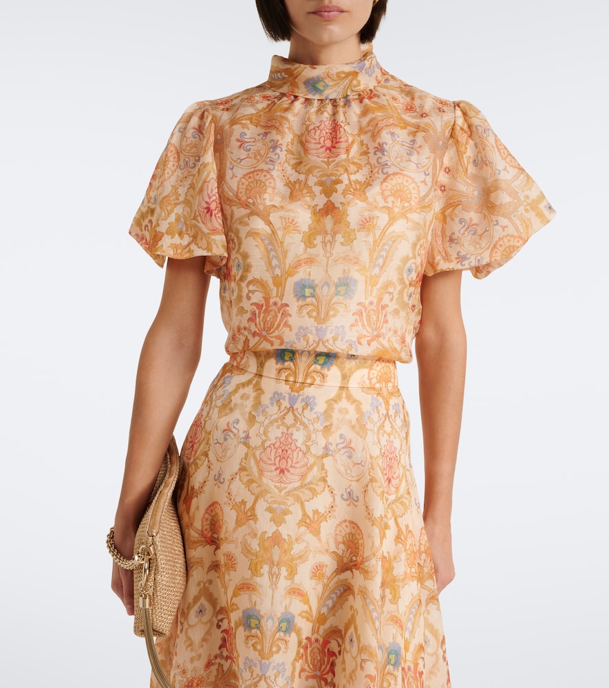 Valiant Printed Linen And Top