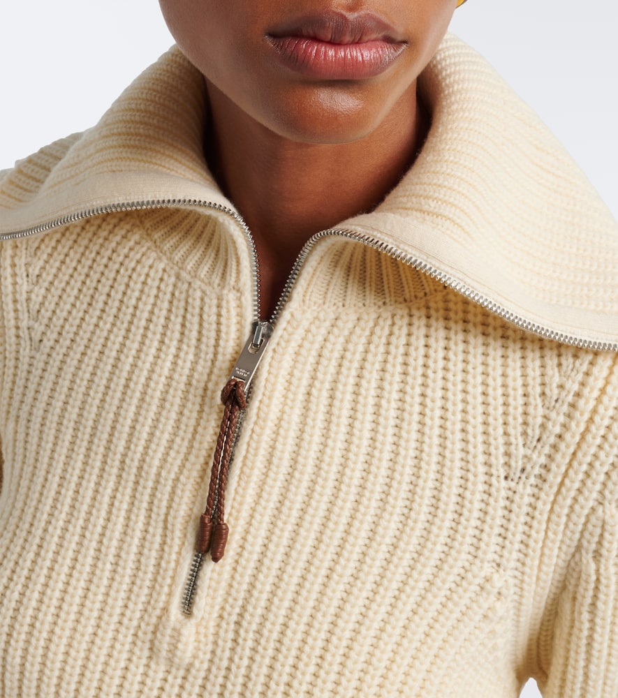 Ribbed-Knit Wool And Cashmere Sweater
